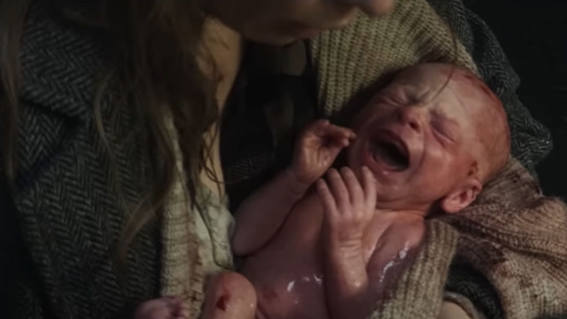 The baby changes the way the franchise views the Infected (Image via Sony Pictures Entertainment)